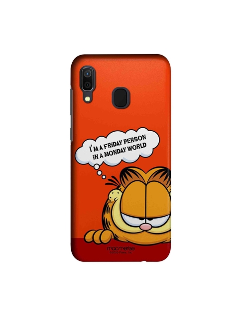

macmerise Orange & Brown Friday Garfield Samsung Galaxy A30 Back Case