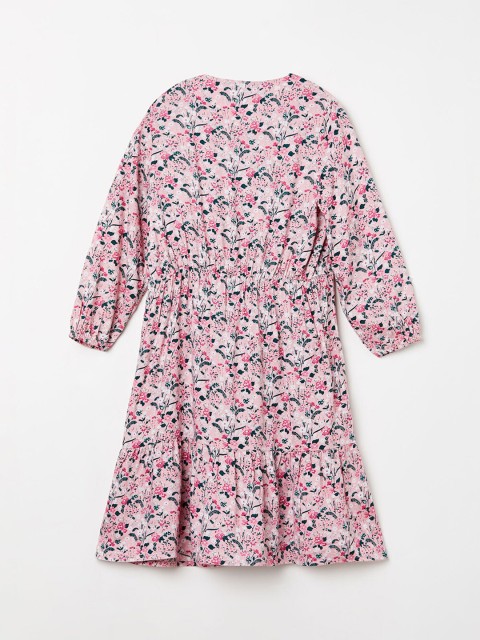 

Bossini Girls Pink Printed Fit and Flare Dress