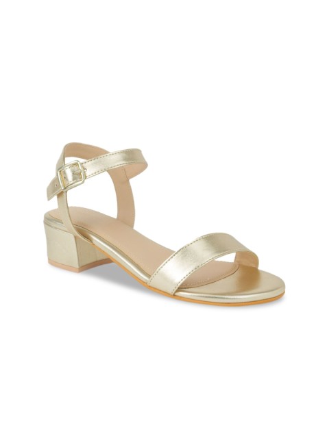 

London Rag Women Gold-Toned Solid Heels