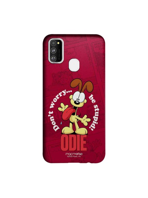 

macmerise Red & Yellow Odie Dont Worry Samsung Galaxy M30S Back Case