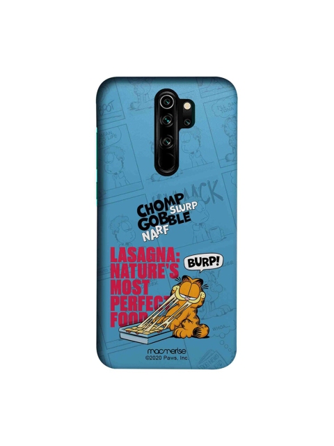 

macmerise Blue & Orange Cartoon Characters Garfield Perfect Food Xiaomi Redmi Note 8 Pro Back Case