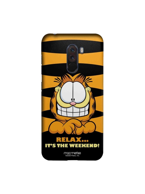 

macmerise Black & Yellow Weekend Garfield Xiaomi Poco F1 Back Cover
