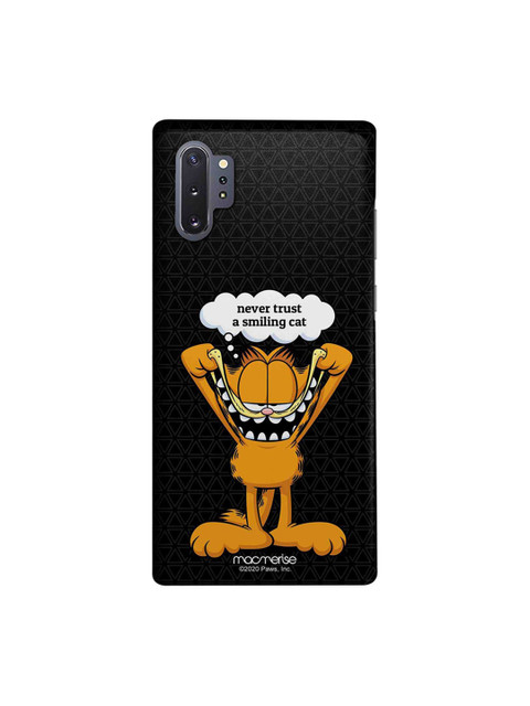 

macmerise Balck & Orange Cartoon Characters Smiling Garfield Samsung Galaxy Note10 Plus Back Case, Black
