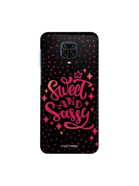 

macmerise Black & Pink Macmerise Illustrations Sweet And Sassy Xiaomi Redmi Note 9 Pro Max Back Case