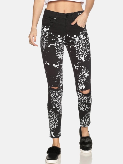 

KULTPRIT Women Black Slim Fit Jeans