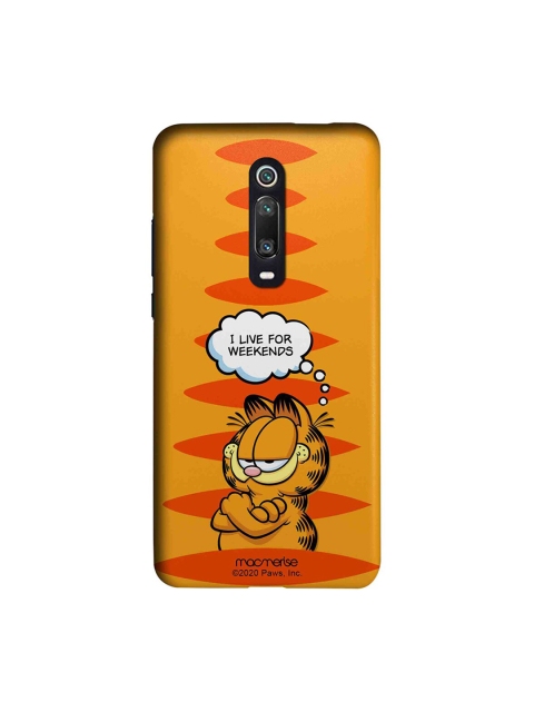 

macmerise Orange & Red Garfield Living For Weekends Xiaomi Redmi K20 Pro Back Case