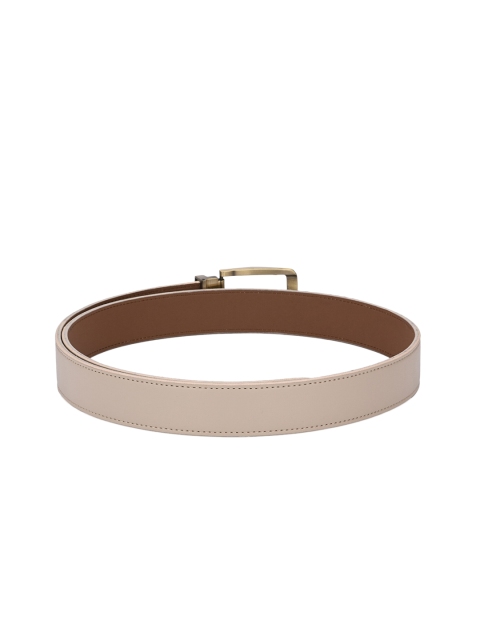

Calvadoss Men Beige Solid Sustainable Belt