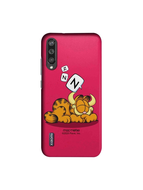 

macmerise Pink & Brown Sleepy Devil Garfield Xiaomi Mi A3 Back Case