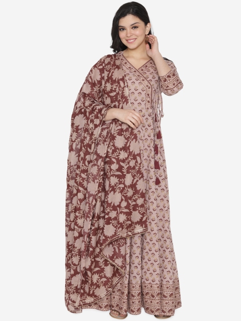 

TARA-C-TARA Women Pink Printed Maxi Dress