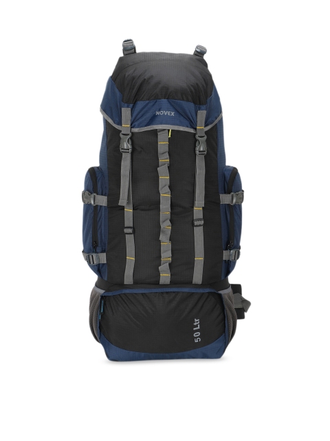 

NOVEX Unisex Blue & Grey Solid Rucksack