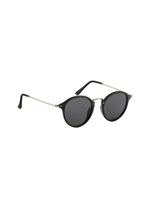 

ROYAL SON Men Black UV Protected Round Sunglasses CHI00103-C6