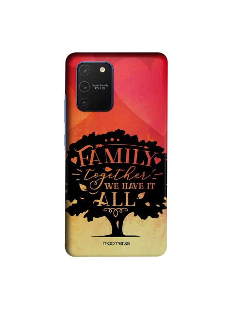 

macmerise Red & Black Family Is All Samsung Galaxy S10 Lite Back Cover
