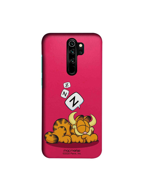 

macmerise Pink & Orange Garfield Sleepy Devil Xiaomi Redmi Note 8 Pro Case