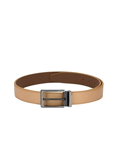 

Calvadoss Men Beige Solid Sustainable Belt
