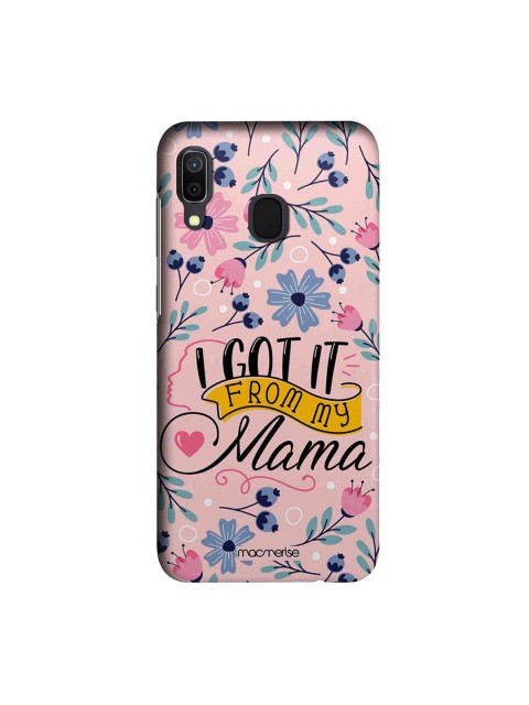 

macmerise Pink & Blue From My Mama Samsung Galaxy A30 Back Case
