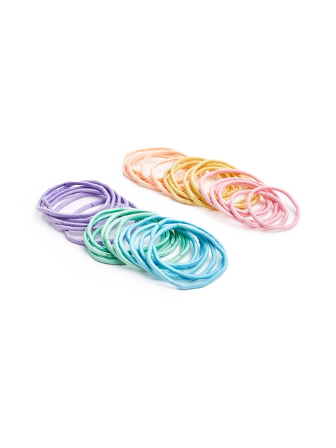

Toniq Kids Girls Set Of 36 Pastel Rubber Bands, Multi