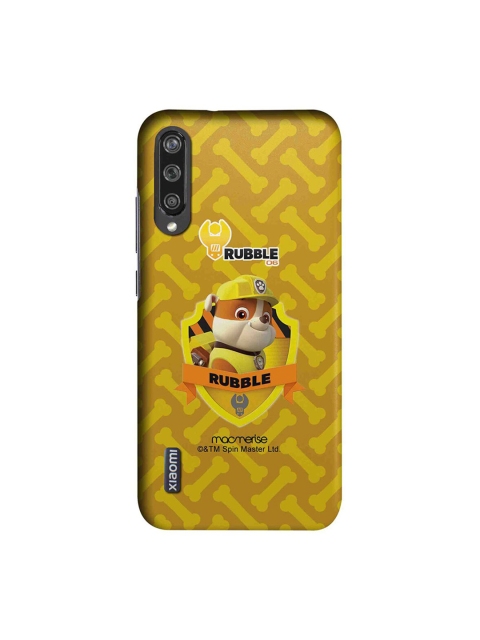 

macmerise Yellow & Brown Rubble Paw Patrol Printed Xiaomi Mi A3 Back Case