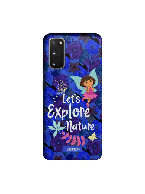 

macmerise Blue & Pink Cartoon Characters Explore With Dora Samsung Galaxy S20 Mobile Back Case