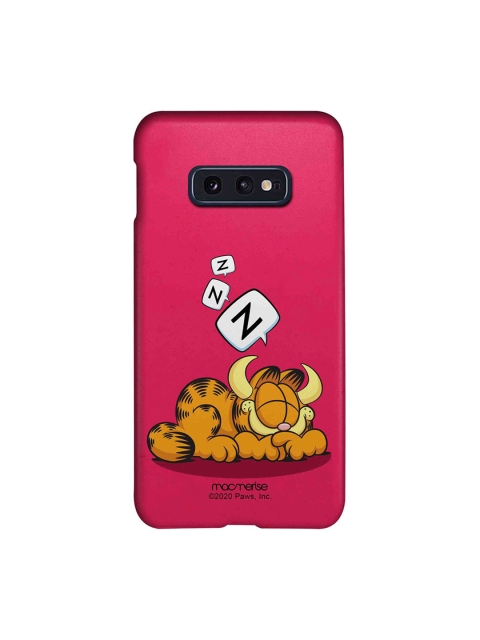 

macmerise Pink & Orange Sleepy Devil Garfield Samsung Galaxy S10E Case