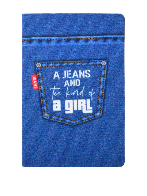 

Doodle Blue & White Denim Fashionista Soft Bound Notebook
