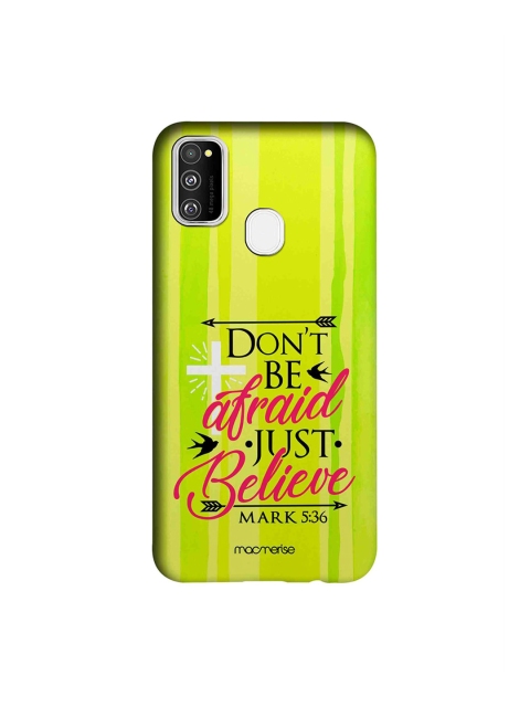

macmerise Green & Black Just Believe Samsung Galaxy M30S Back Case