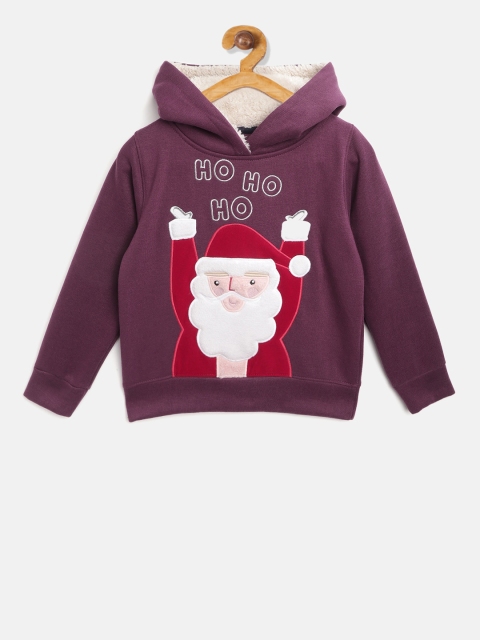

Cherry Crumble Boys Burgundy Printed Sweatshirt