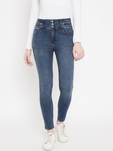 

Madame Women Navy Blue Regular Fit Jeans