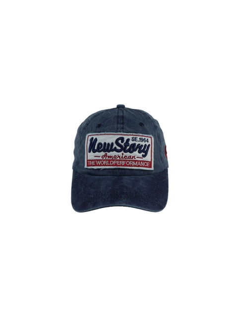 

iSWEVEN Unisex Blue & White Embroidered Snapback Cap