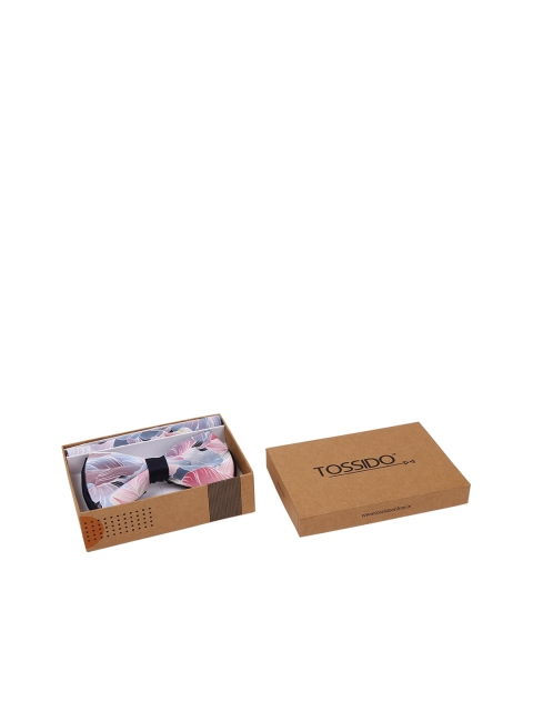 

Tossido Men Blue & Pink Printed Accessory Gift Set
