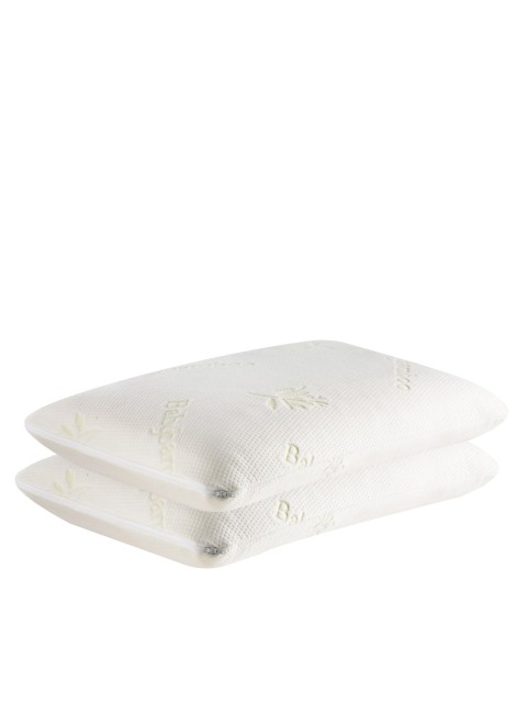 

The White Willow Set of 2 White Orthopedic Active Air Ventilated Memory Foam Sleep Pillows