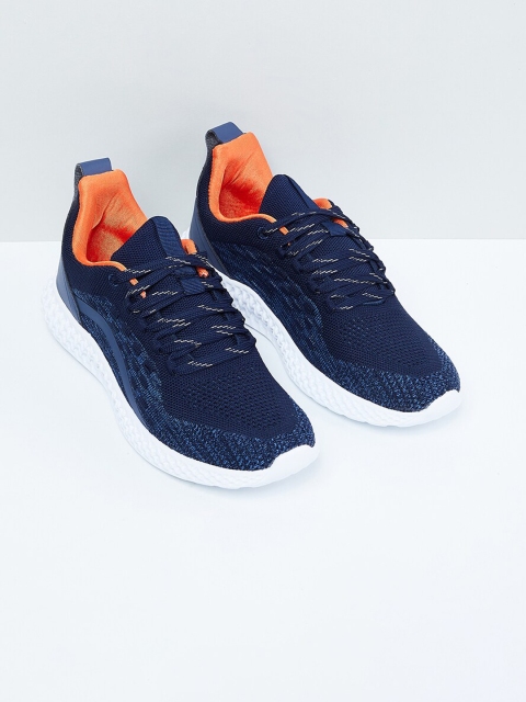 

max Men Navy Blue Walking Sports Shoes