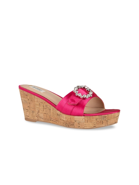 

ROSSO BRUNELLO Women Pink Solid Sandals