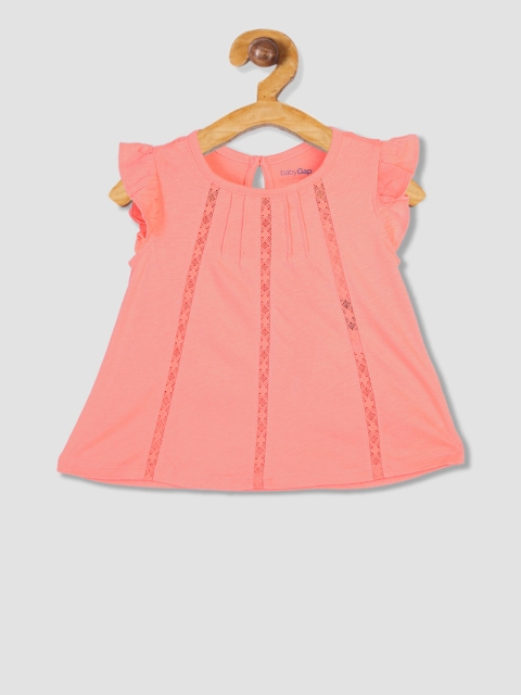 

GAP Boys Coral Self Design Round Neck T-shirt