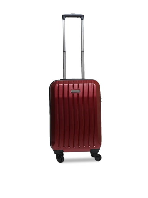 

Wildcraft Unisex Red Textured Hard-Side Medium Trolley Suitcase