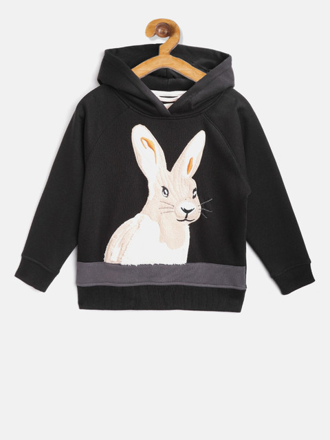 

Cherry Crumble Boys Black Printed Sweatshirt