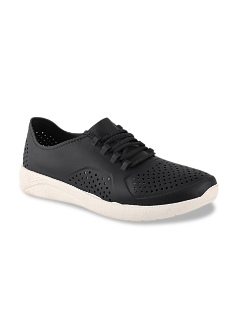 

Histeria Men Black Textured Sneakers