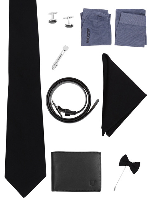 

Blacksmith Men Black & Blue Accessory Gift Set