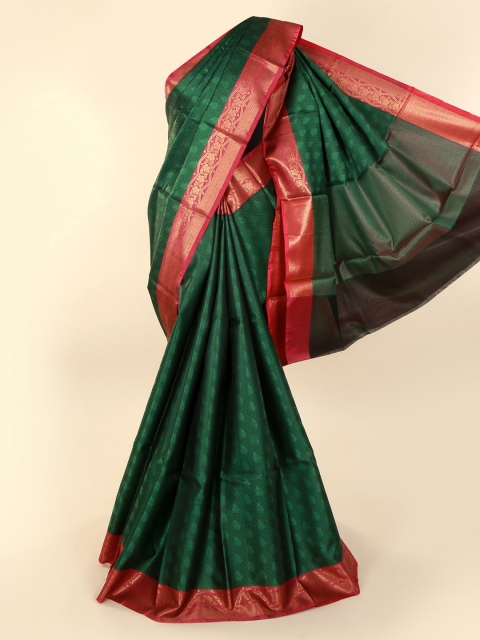 

Pothys Green & Pink Cotton Blend Woven Design Saree