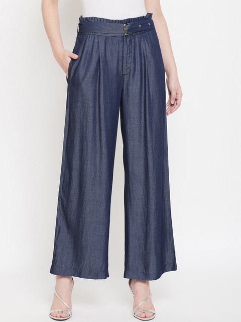 

Madame Women Blue Regular Fit Mid-Rise Clean Look Jeans