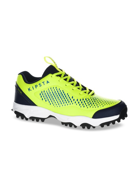 

KOROK By Decathlon Unisex Lime Green PU Training or Gym Shoes