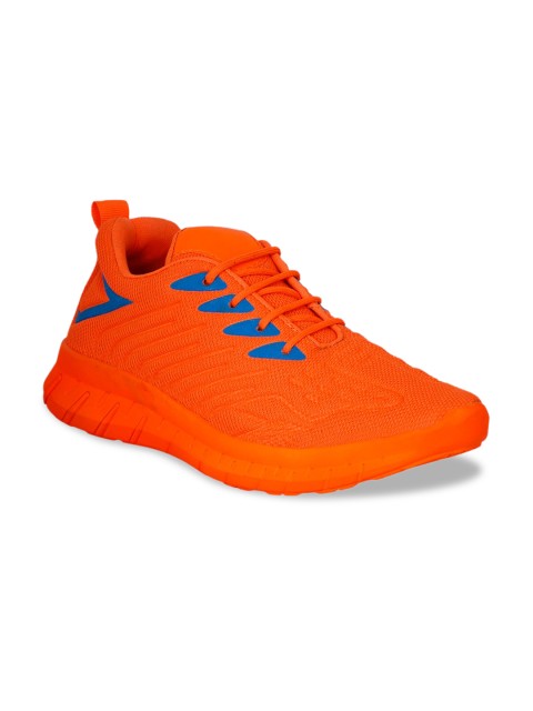 

AVAENS Men Orange & Blue Casual Sneakers