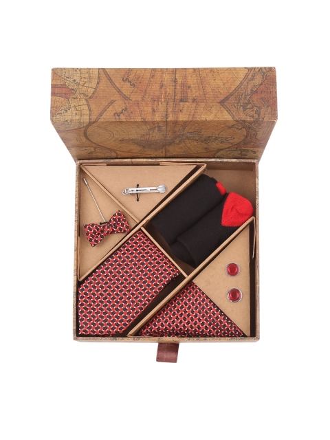 

Blacksmith Men Red & Black Accessory Gift Set
