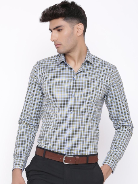 

Tistabene Men Blue Slim Fit Checked Casual Shirt