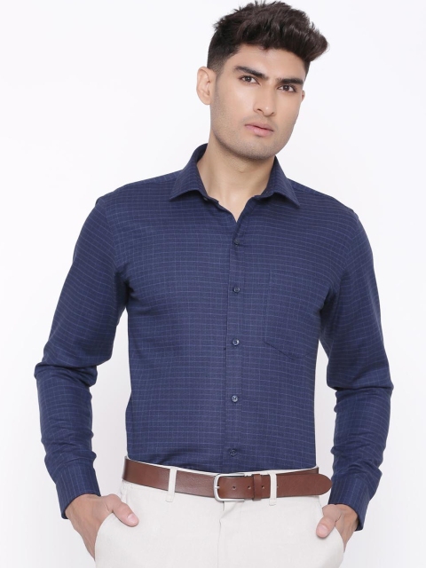 

Tistabene Men Blue Slim Fit Self Design Casual Shirt