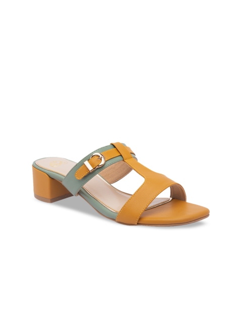 

Sole To Soul Women Mustard Embellished Sandals