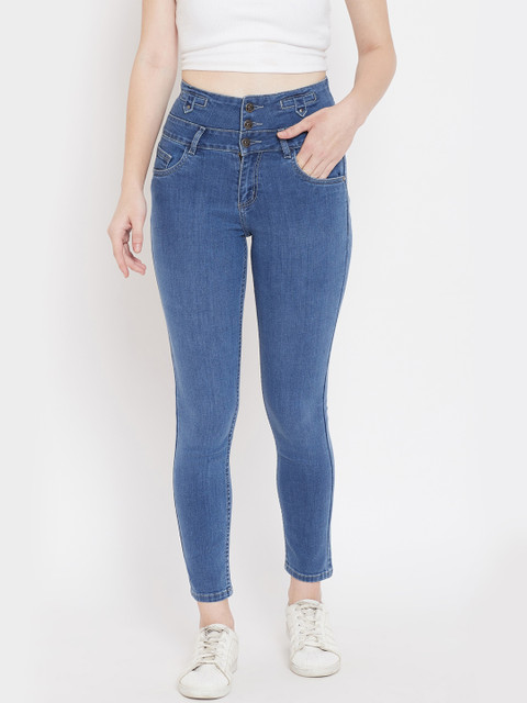 

Madame Women Blue Regular Fit Jeans