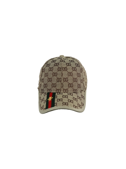 

iSWEVEN Unisex Beige & Brown Printed Snapback Cap