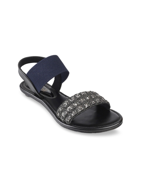 

Catwalk Women Black Embellished Open Toe Flats