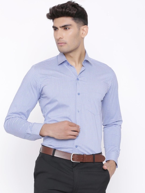 

Tistabene Men Blue Slim Fit Checked Casual Shirt