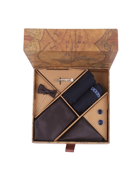 

Blacksmith Men Brown & Blue Accessory Gift Set